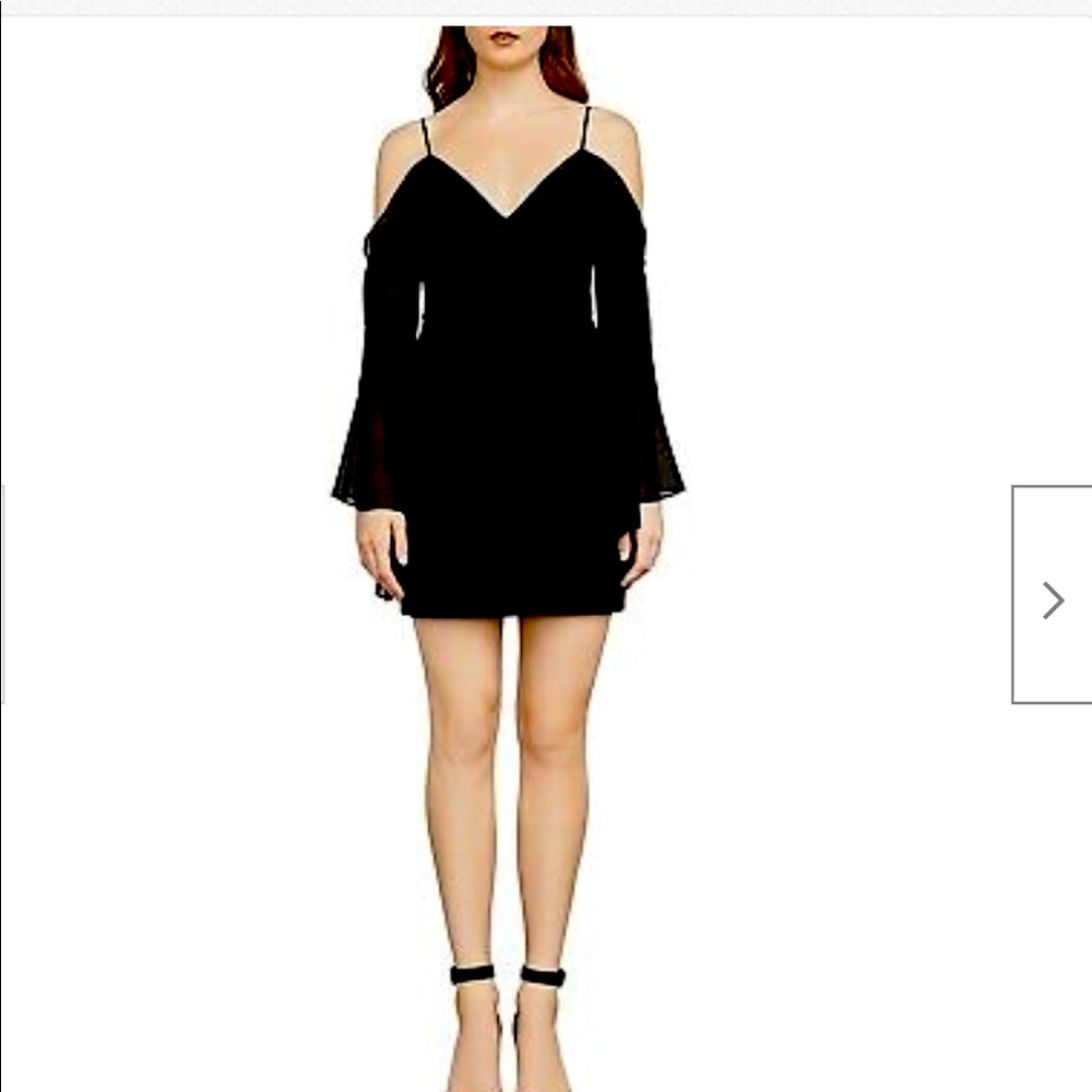 NWT SZ 0 BCBGMAXAZRIA Pamella Black Cocktail Dress